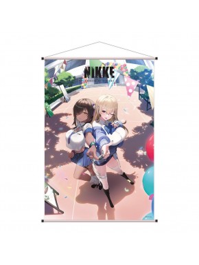 póster de tela Goddess of Victory: Nikke con Naga y Tia