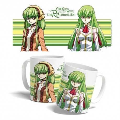 Taza de cerámica C.C. 325 ml Code Geass con diseño oficial