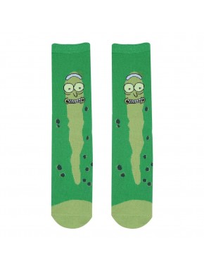 Calcetines verdes Pickle Rick de Rick and Morty