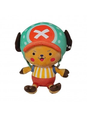 Peluche de Tony Tony Chopper de 25 cm con sombrero verde.