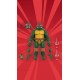 Figure Raphael 18 cm des Tortues Ninja avec accessoires.