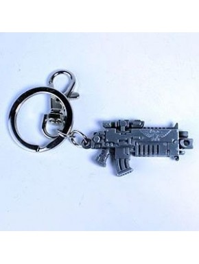 Llavero metálico Bolter Warhammer 40K de 5 cm