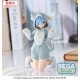 Estatua de Rem de Re:Zero de 11 cm con disfraz gris