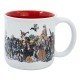 Taza de cerámica con personajes de Fairy Tail