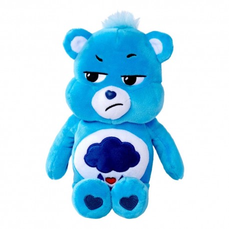 Peluche Grumpy Bear bleue 23 cm avec nuage sur le ventre
