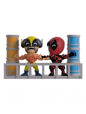 Figura de vinilo de Deadpool y Lobezno de 11 cm