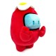 Peluche Crewmate rouge d'Among Us de 22 cm