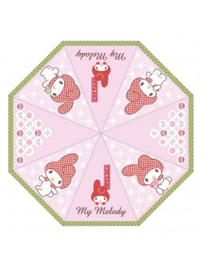 Parapluie rose Sanrio My Melody avec design japonais