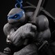 Statue Leonardo Noir et Blanc Tortues Ninja