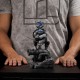 Statue Leonardo Noir et Blanc Tortues Ninja