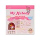 My Melody Tea Room avec figurine et autocollants réutilisables
