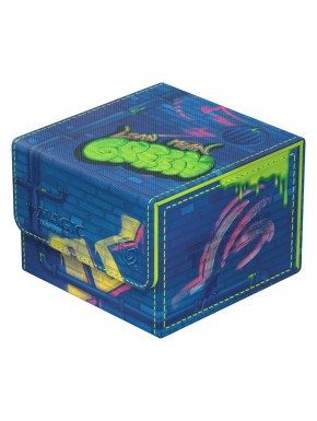 Deck box azul Sidewinder 133+ de Ultimate Guard con diseño TMNT