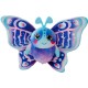 Peluche papillon Fluffyflys avec yeux arc-en-ciel et ailes colorées