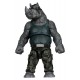 Figurine Rocksteady Tortues Ninja 17 cm avec BD