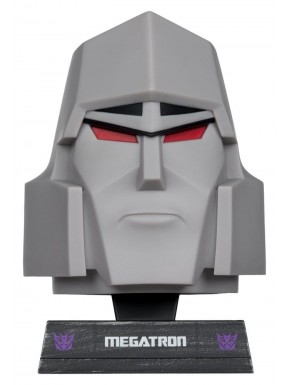 Mini réplica cabeza Megatron Transformers con base