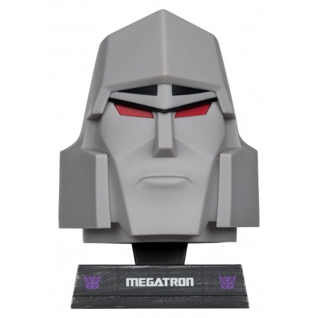 Mini réplica cabeza Megatron Transformers con base