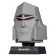 Mini réplica cabeza Megatron Transformers con base