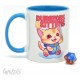 Taza Glassstaff Dungeons & Kittens con dado D20