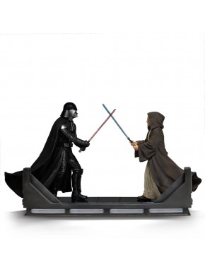 Statue Star Wars Dark Vador vs Obi-Wan Kenobi 1/10