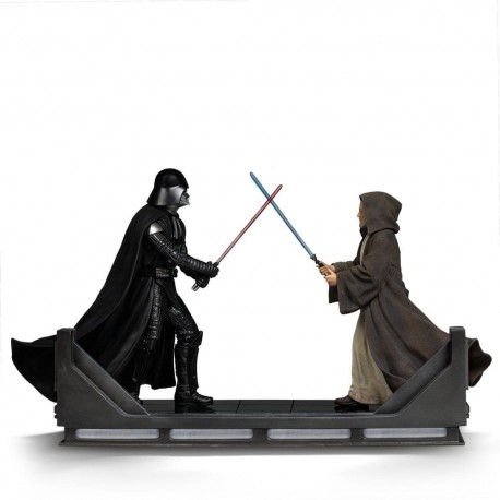 Statue Star Wars Dark Vador vs Obi-Wan Kenobi 1/10