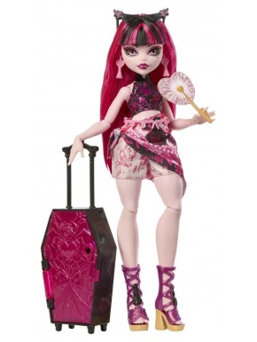 Muñeca Draculaura de Monster High con accesorios y maleta