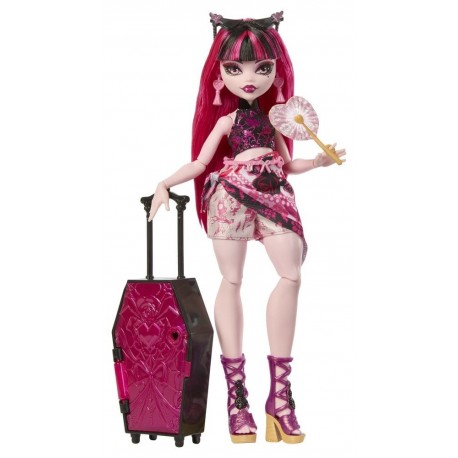 Muñeca Draculaura de Monster High con accesorios y maleta