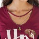 Camiseta Chica Harry Potter con Colgante Intercambiable