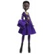 Muñeca Bianca Barclay de Monster High con uniforme púrpura
