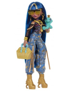 Muñeca Cleo de Nile de Monster High con accesorios dorados