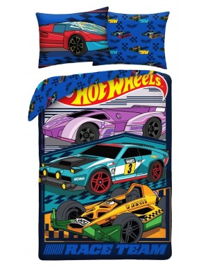 Funda nórdica Hot Wheels con coches de colores