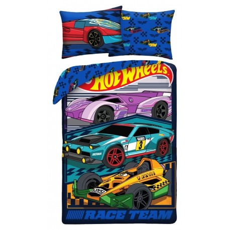 Funda nórdica Hot Wheels con coches de colores