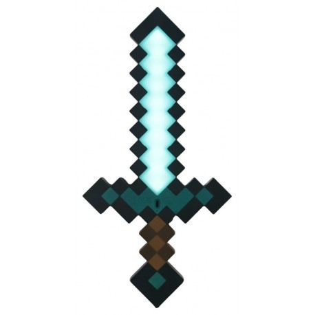 Lámpara de espada Minecraft de 40 cm iluminada