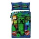 Funda nórdica Minecraft y almohada con diseño de personajes