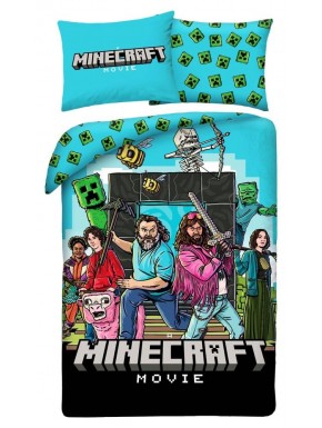 Housse de Couette Minecraft Movie Ver. 2 avec oreiller