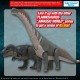 Maquete de Titanosaurus JW da Bandai inspirada no Jurassic World
