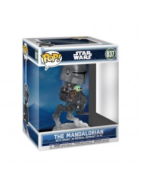 Figura Funko Pop The Mandalorian y Grogu en AT-RT