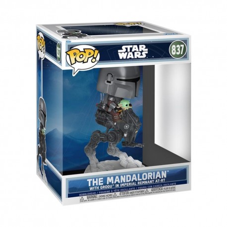 Figura Funko Pop The Mandalorian y Grogu en AT-RT