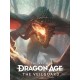 Portada del artbook Dragon Age: The Veilguard, dragón en un bosque