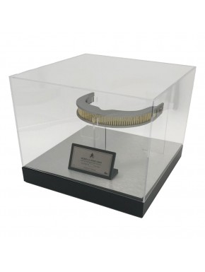 Réplique du VISOR Geordi La Forge dans une boîte d'exposition