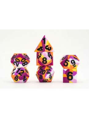 Dados coloridos FanRoll Pride Lesbian Flag