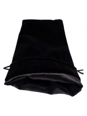 Sac à dés en velours noir FanRoll