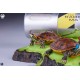 Diorama de las Tortugas Ninja con barril radioactivo y LED