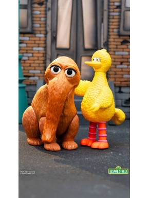 Pack figurines Big Bird et Monsieur Snuffleupagus 10 cm