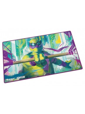 Tapis de jeu avec Donatello de Magic: The Gathering et Tortues Ninja