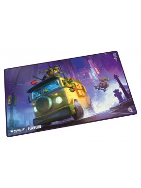 Tapis de jeu Tortues Ninja avec Turtle Van Ultimate Guard