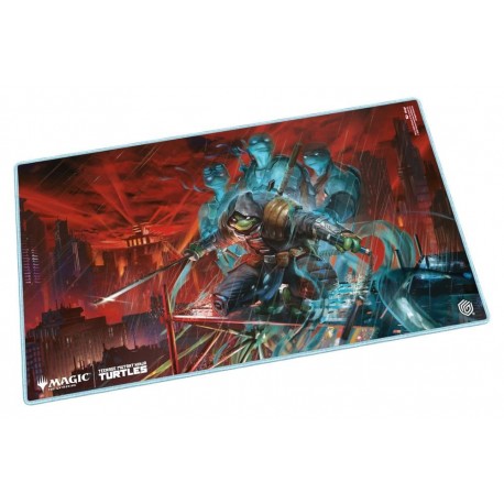 Tapis de jeu Ultimate Guard avec TMNT et Magic: The Gathering