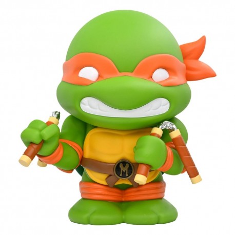 Hucha de Michelangelo de las Tortugas Ninja en PVC