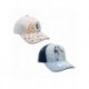 Casquette Bluey en rose et bleu avec personnages favoris