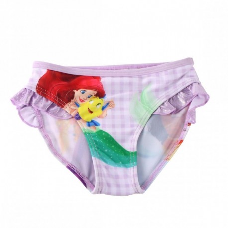 Culotte de bain lilas Princesse Disney avec Ariel et Raiponce