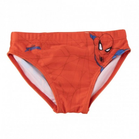 Slip de baño rojo de Spiderman para niños